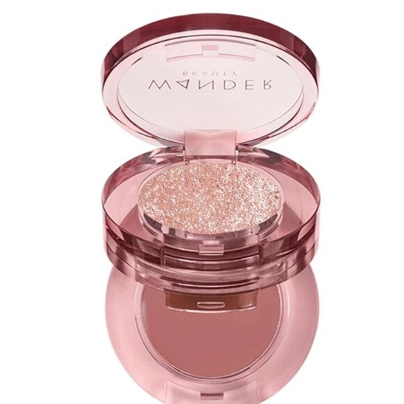 Wander Beauty Cream Eye Shadow+Radiant Powder Shadow DOUBLE DATE EYE SHADOW DUO - Picture 1 of 3
